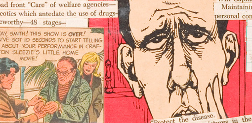 William S. Burroughs, Brion Gysin, Untitled (p. 157), circa 1965, Mixed media/assemblage/collage, Los Angeles County Museum