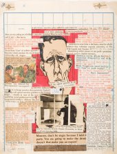 William S. Burroughs, Brion Gysin, Untitled (p. 157), circa 1965, Mixed media/assemblage/collage, Los Angeles County Museum