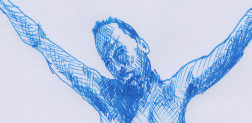 Erwin Wurm, Ohne Titel - aus der Serie "De profundis" © Erwin Wurm/Albertina, Wien. VBK, Wien 2012