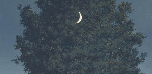 Ren?� Magritte, Le seize septembre (Der sechzehnte September), Detail, 1956 © Kunsthaus Z??rich, Schenkung Walter Haefner / ©  VBK Wien, 2012