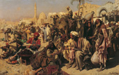 Leopold Carl Müller, Markt in Kairo, 1878 (Wien, Belvedere - Dauerleihgabe der Gemäldegalerie der Akademie