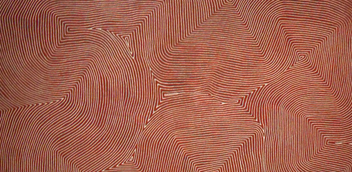 Warlimpirrnga Tjapaltarri, Detail, dOCUMENTA (13) 2012, Installationsfoto: Alexandra Matzner