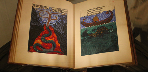 Carl Gustav Jung (1875-1961), Das rote Buch, 1913-1929, Foundation of the Works of C.G. Jung, Z??rich, Installationsfoto: Alexandra Matzner.