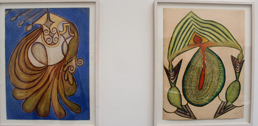 Anna Zem??nkov?? (1908-1986) auf der Biennale von Venedig, Installationsfoto: Alexandra Matzner.