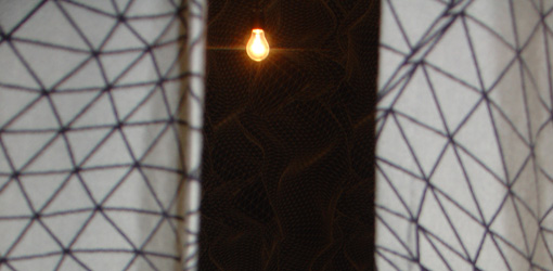 Peter Kogler, Wiener Musterzimmer, Detail, 2009, Ausstellungsansicht, Foto: Alexandra Matzner