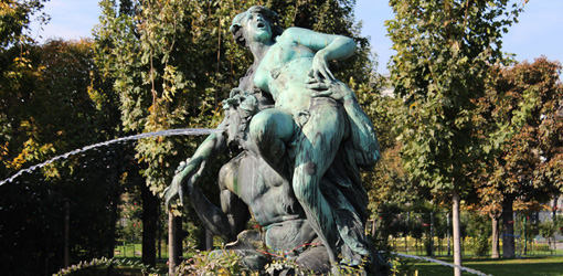 Der Triton- und Nymphenbrunnen von Viktor Tilgner (1844–1896) im Volksgarten © Foto: Alexandra Matzner