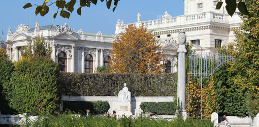 Kaiserin Elisabeth-Denkmal im Wr. Volksgarten, Friedrich Ohmann und Hans Bitterlich, 1907 eingeweiht, Foto: Alexandra Matzner