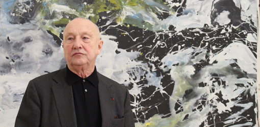 Georg Baselitz 2013 im Essl Museum, Foto: Alexandra Matzner