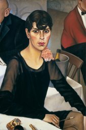 Christian Schad, Sonja, 1928, Öl auf Leinwand, 90 x 60 cm, Staatliche Museen zu Berlin, Nationalgalerie. Eigentum Verein d. Freunde d. Nationalgalerie. Erworben aus den Mitteln der „Stiftung von Ingeborg und Günter Milich“, Berlin © Christian-Schad-Stiftung Aschaffenburg.