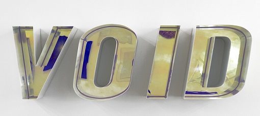 Pietro Sanguineti, Void, 2010, Metall, Spiegelfolie, 100 x 140 x 15 cm, Daimler Kunst Sammlung, Foto: MUMOK © Pietro Sanguineti.