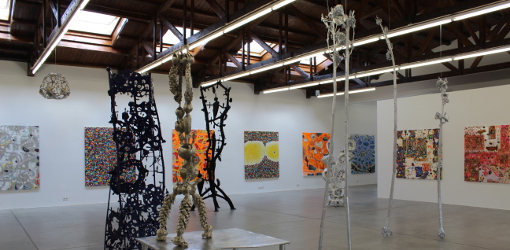 Gunter Damisch bei Galerie HILGER NEXT, 1100 Wien, 2014