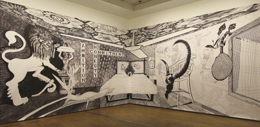 Aleksandra Mir, 2015, Ausstellungsansicht: Alexandra Matzner.