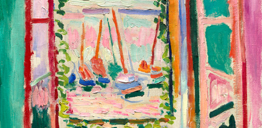 Henri Matisse, Das offene Fenster, 1905, Musée de Peinture et Sculpture, Grenoble, Legs de Agutte-Sembat en 1923 Photographie © Musée de Grenoble © Succession H. Matisse/VBK, Wien 2013.
