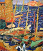 André Derain, Der Hafen von Collioure, 1905 (Albertina, Sammlung Batliner), Foto: Alexandra Matzner.