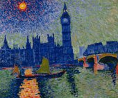 André Derain, Big Ben, 1906-07, Musée d'Art moderne, Troyes, Foto: RMN-Grand Palais / Gérard Blot © VBK, Wien 2013.