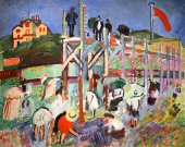 Raoul Dufy, Der Bootssteg von Sainte-Adresse, 1906 (Milwaukee Art Museum, Schenkung Mrs. Harry Lynde Bradley), Foto: Alexandra Matzner.