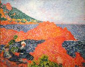 Louis Valtat, Die roten Felsen von Agay, 1903 (Collection Fondation Regards de Provence, Marseille), Foto: Alexandra Matzner.