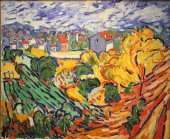 Maurice de Vlaminck, Landschaft bei Chatou (Ansicht von Bougival), 1906 (Stedelijk Museum, Amsterdam), Foto: Alexandra Matzner.