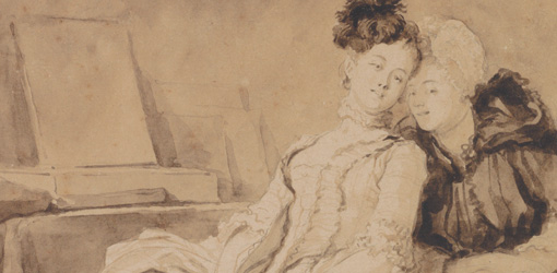 Jean-Honoré Fragonard, Das vertrauliche Gespräch, Detail, m 1778–1780, © Rotterdam, Boijmans Van Beuningen Foundation (Collection Koenigs), Foto: Studio Buitenhof, Den Haag