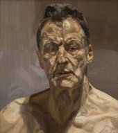 Lucian Freud, Reflection (Self Portrait), 1985, Öl auf Leinwand, Privatsammlung © The Lucian Freud Archive / The Bridgeman Art Library.