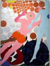 Kiki Kogelnik, Outer Space, 1964, Öl und Acryl auf Leinwand, 182 x 137 cm © Kiki Kogelnik Foundation Vienna/New York, Foto: Alexandra Matzner.