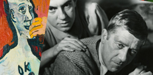 Trude Fleischmann (1895–1990 ), Oskar Kokoschka und Olda Palkovska, Detail, London 1939 © Universität für angewandte Kunst Wien, Oskar Kokoschka-Zentrum.