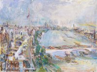 Oskar Kokoschka, London, Blick auf die Themse vom Shell Mex Building, 1959 © Tate © Fondation Oskar Kokoschka/VBK, Wien 2013.