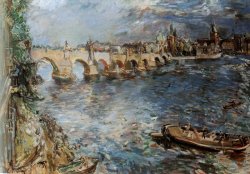 Oskar Kokoschka, Prag, Karlsbrücke, 1934, Öl auf Leinwand (Národní Galerie, Prag) © Fondation Oskar Kokoschka/VBK, Wien 2008.