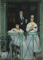 Édouard Manet, Der Balkon, 1868-1869, Öl auf Leinwand, 170x124,5 cm, Paris, Musée d’Orsay, Gustave Caillebotte bequest, 1894 © RMN (Musée d'Orsay) / Hervé Lewandowski.