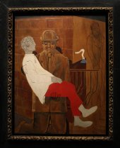 Max Ernst, Pietà oder die Revolution bei Nacht, 1923 (Tate, London), Installationsansicht Albertina 2013, Foto: Alexandra Matzner