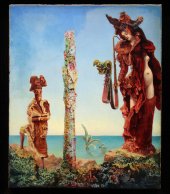 Max Ernst, Napoleon in der Wildnis, 1941 (The Museum of Modern Art, New York), Installationsansicht Albertina 2013, Foto: Alexandra Matzner