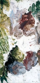 Max Weiler, Wie eine Landschaft, 1963, Eitempera auf Papier © Yvonne Weiler.