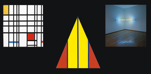 Mondrian, Newman, Flavin in Basel 2013.