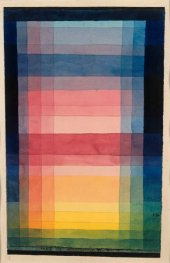 Paul Klee, Architektur der Ebene, 1923, 113, Aquarell und Bleistift auf Papier auf Karton, 28 x 17,3/18,1 cm, Staatliche Museen zu Berlin, Nationalgalerie, Museum Berggruen.