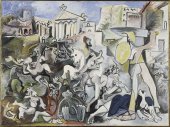 Pablo Picasso, Raub der Sabinerinnen (nach David), Mougins, 4./5. und 8. November 1962
© Collection Centre Pompidou, Dist. RMN/Christian Bahier/Philippe Migeat © Succession Picasso/VBK, Wien 2010.