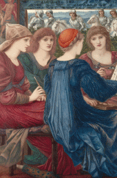 Edward Burne-Jones, Laus Veneris, Detail, 1873-1878, oil on canvas, 121.9 x 182.9 cm (48 x 72 in.)framed: 154 x 216 x 7 cm (60 5/8 x 85 1/16 x 2 3/4 in.), Laing Art Gallery, Newcastle upon Tyne