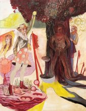 ROSA LOY, Manna, 2011, Kasein auf Leinwand, 220 x 170 cm, Courtesy Rosa Loy, Foto: Uwe Walter, Berlin; courtesy Michael Kohn Gallery, Los Angeles © VBK, Wien, 2011 bzw. VG Bildkunst Bonn, 2011.