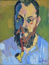 André Derain, Porträt des Henri Matisse, 1905, Tate Purchased 1958 - zu sehen in: Matisse und die Fauves- Albertina (20.09.2013 – 12.01.2014) - zu sehen in: Matisse und die Fauves- Albertina (20.09.2013 – 12.01.2014)