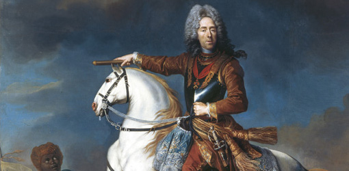 Jacob van Schuppen, Reiterbildnis Prinz Eugen von Savoyen, Detail, vor 1721, ?�l auf Leinwand, 396 ?� 275 cm, Galleria Sabauda, Turin © Galleria Sabauda, Turin.