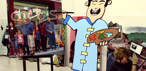 monochrom, Kunstraum im Osten,  Installationsansicht im MUSA 2013, Foto: Alexandra Matzner © monochrom